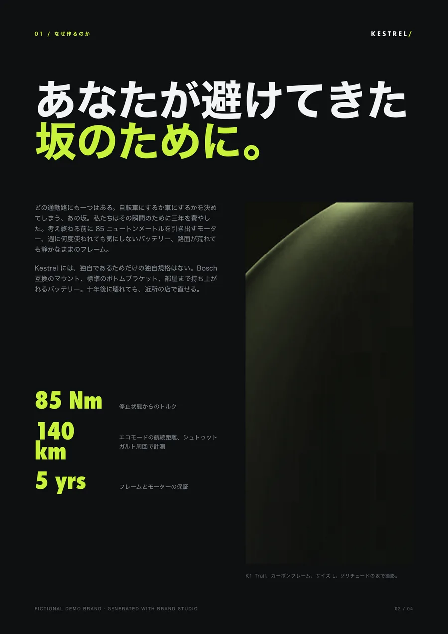 Dieselbe Seite auf Japanisch